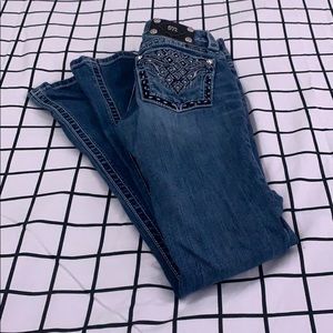 Barely Worn bootcut Miss Me jeans